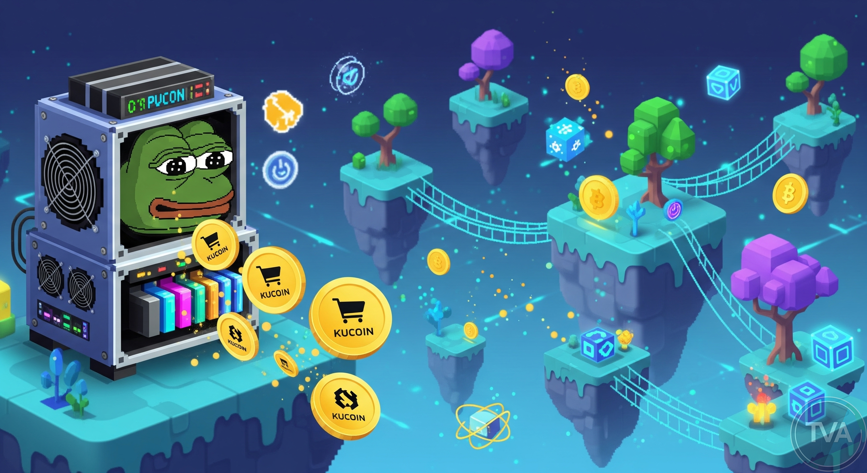 PepeNode gamifies P2E mining as KuCoin Pay boosts crypto shopping