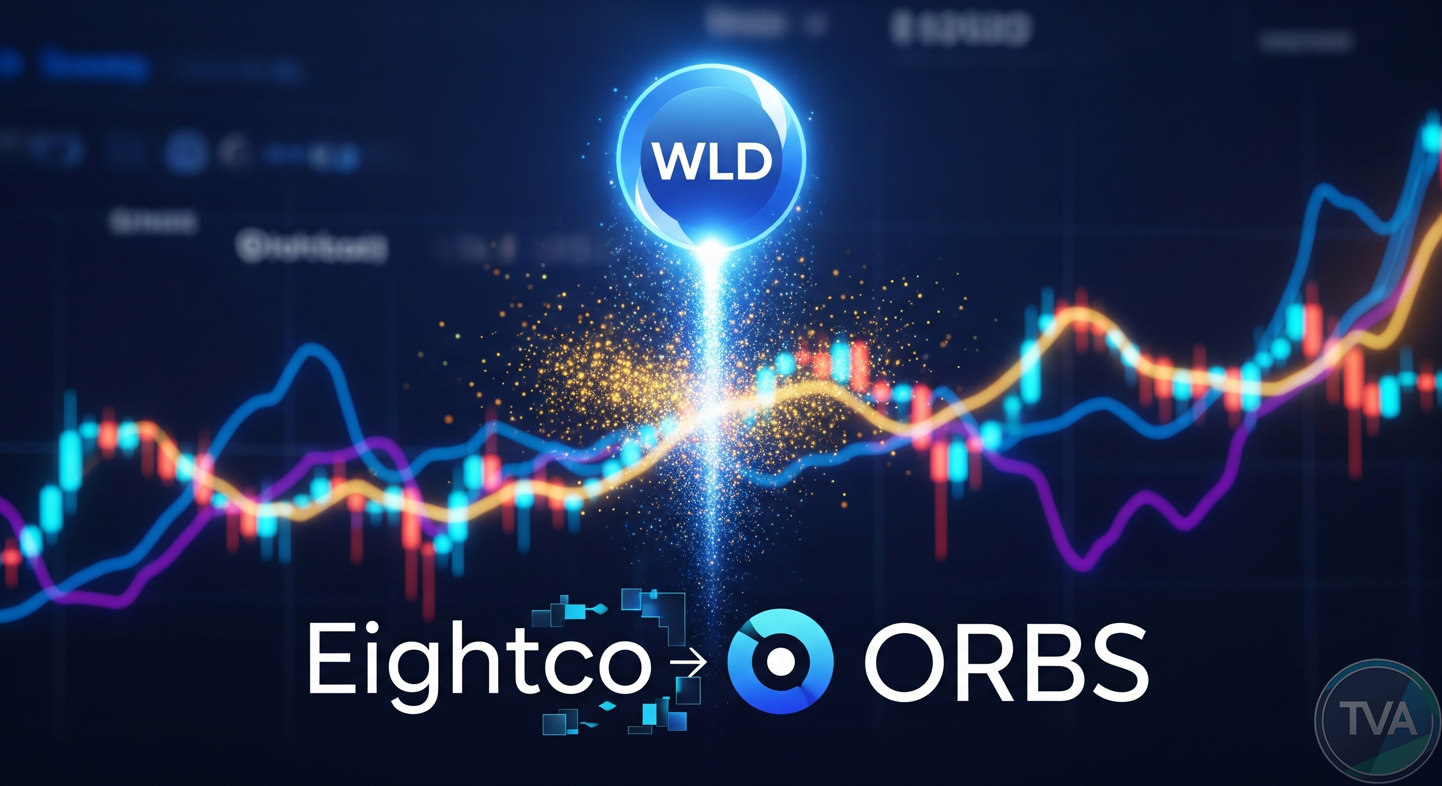 Worldcoin Soars 50% After $270M Investment as Eightco Rebrands Ticker to “ORBS”